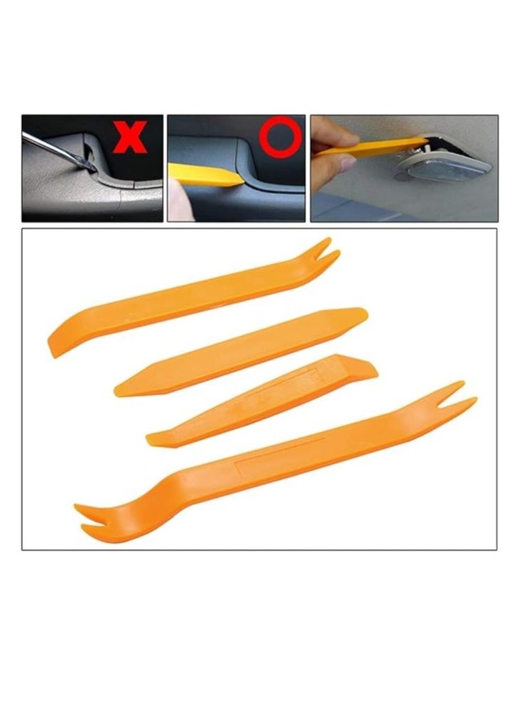 Cool Baby 4pcs Removal Installer Pry Tool For Car Auto Radio Door Clip Panel Trim Dash Audio  - Image 2
