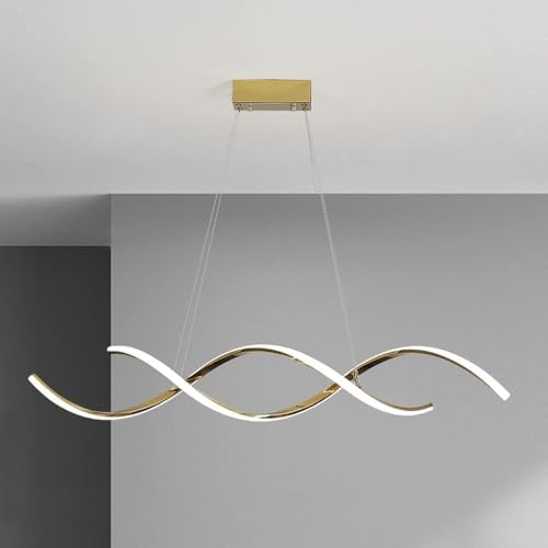 Decor chronicle Gold Chandelier for Living Room Modern, Dining Room, Hanging Lights for Living Room Smart Voice Assist (Google, Alexa), App Control (Warm White, Cold White, Natural White) - Image 3