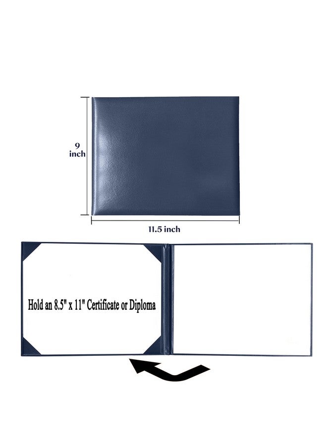 GradPlaza Graduation Diploma Cover Diploma Holder For Certificate 8.5''X 11''Navy - Image 4