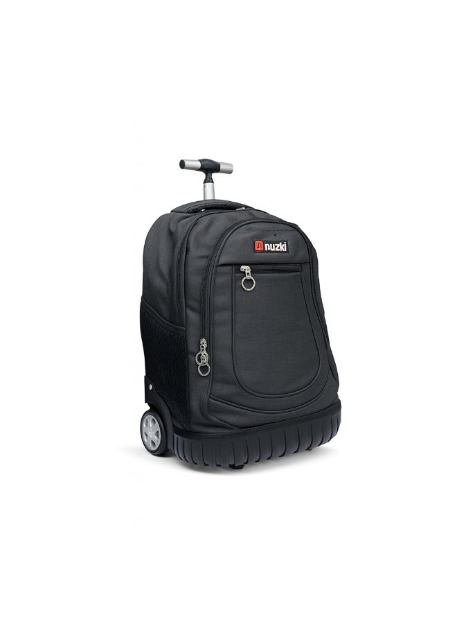 نوزكي حقيبة مدرسية ترولي نوزكي للطلاب - مقاس 16 بوصة - حقيبة متعددة الوظائف بعجلات - مناسبة للأولاد والبنات - Image 2