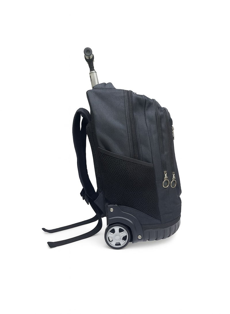 نوزكي حقيبة مدرسية ترولي نوزكي للطلاب - مقاس 16 بوصة - حقيبة متعددة الوظائف بعجلات - مناسبة للأولاد والبنات - Image 3