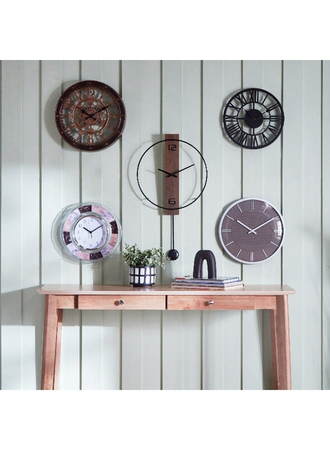 Home Box Saratoga Clock with Convex Glass 33 x 4.5 x 33 cm - Image 4