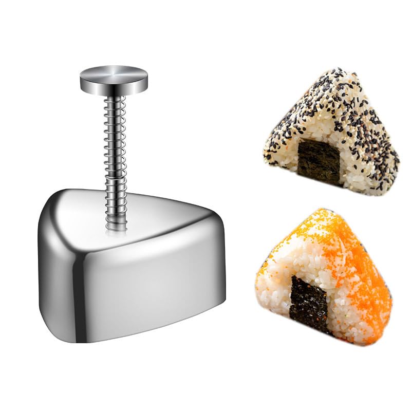 Digital Shoppy Stainless Steel Rice and Vegetable Roll Mould Japanese Triangle Kitchen Gadgets - Image 4