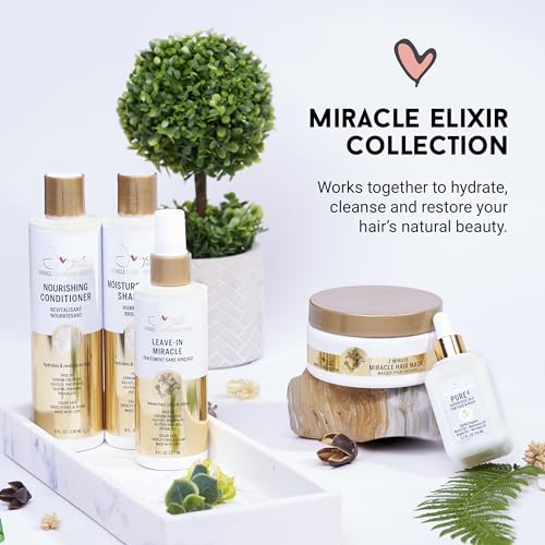 Miracle Elixir Collection Joyce Giraud 2 Minute Miracle Hair Mask, Deep Hydration, Restores Shine & Manageability, Color Safe, 8 Oz - Image 5