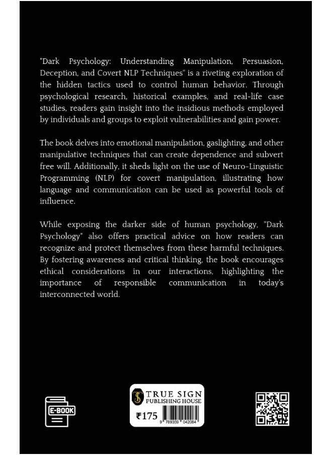 REPRO BOOKS LIMITED - Dark Psychology: Understanding Manipulation, Persuasion, Deception And Covert NLP Techniques - Image 1