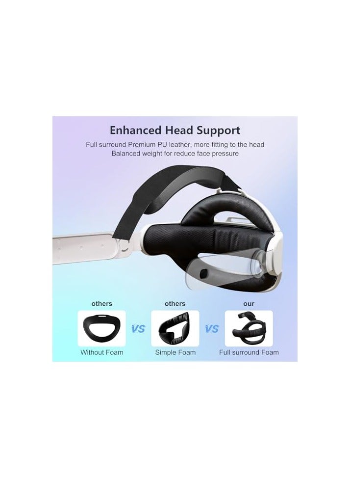 erorex Head Strap For Quest 3, Pressure-Free Elite Strap for Oculus 3 Accessories Replacement - Image 2