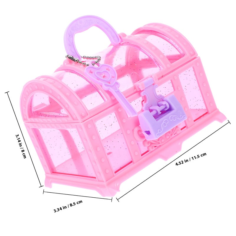 2pcs Small Storage Box Treasure Box Pirate Chest Pirate Keepsake Storage Case - Image 2