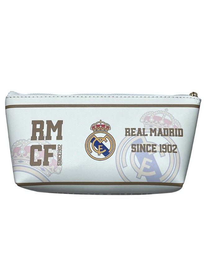 ريال مدريد لكرة القدم مقلمة كبيرة حقيبة التخزين مروحة لوازم الهدايا مع سستة - Image 1