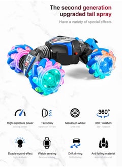 Generic RC Stunt Car Remote Control Cars RC Watch Gesture Sensor Electric Toy Car  - Image 3