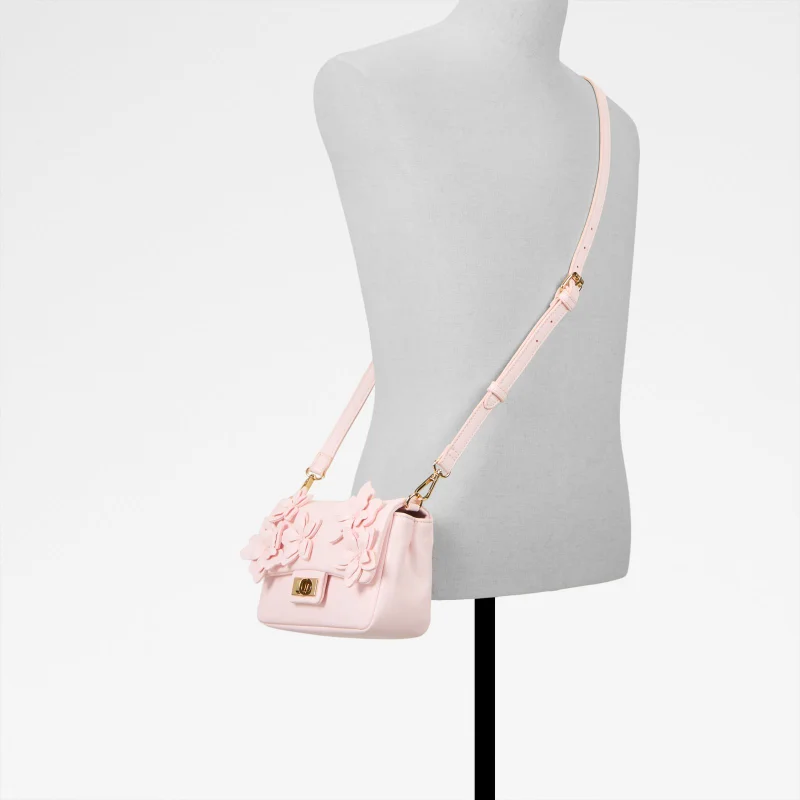 ALDO pink EVELISSE Appliqued Shoulder Bag for Women | Best Price UAE