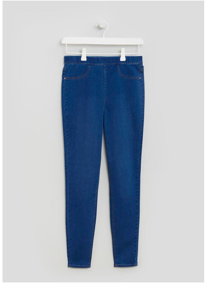 Matalan - Rosie Mid Wash Pull On Jeggings - Image 1