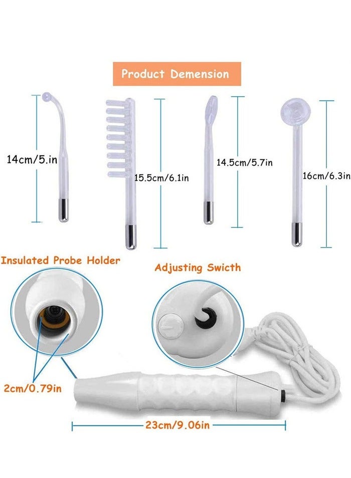 Generic Facial Treatment Device White High Frequency Beauty Device 11.6 x 7.6 x 2.3 inches  - Image 2