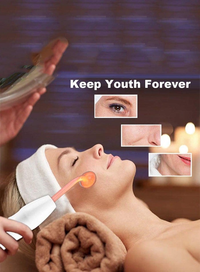 Generic Facial Treatment Device White High Frequency Beauty Device 11.6 x 7.6 x 2.3 inches  - Image 5