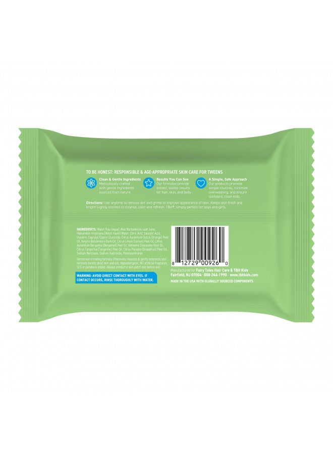 tbh TBH Kids Spot Wash Wipes - Cleansing Face Wipes - Acne Prevention - Sulfate, Paraben Free - 30 Pack. - Image 1