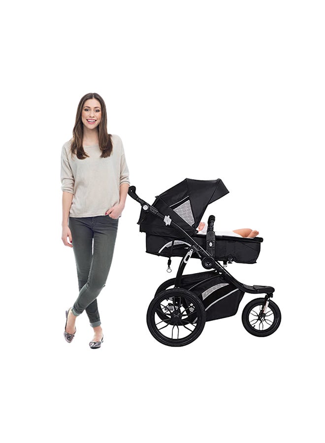 babytrend Bolt Performance Snap Tech Jogger Stroller System - Black - Image 5