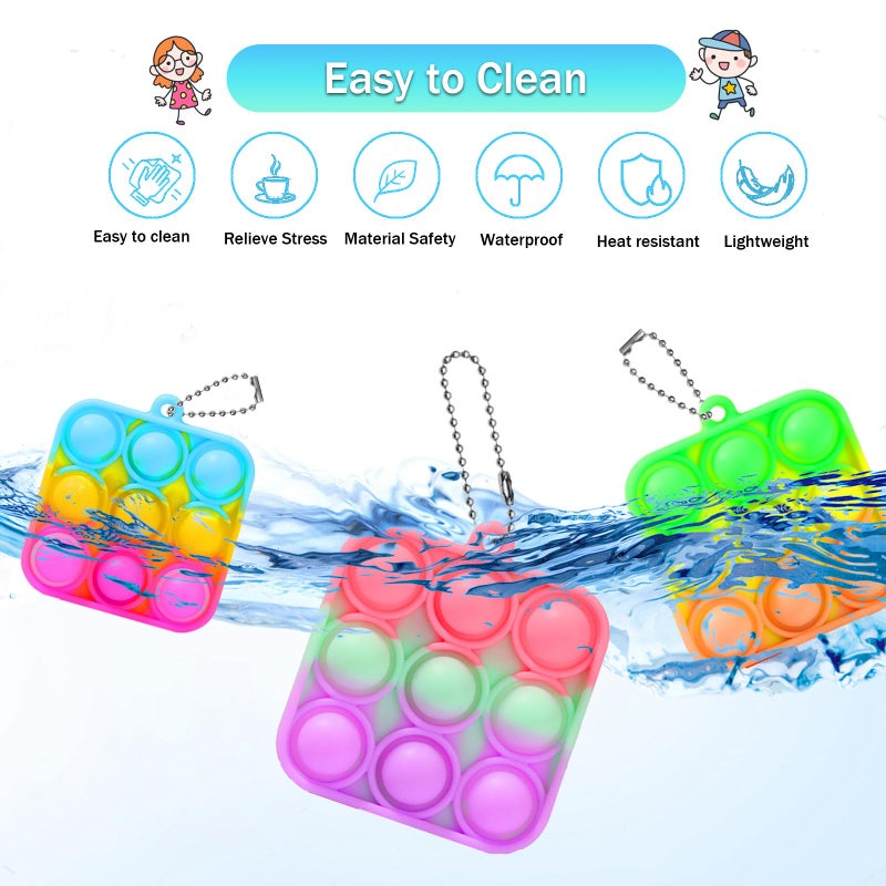 SINFOX 57PCS Party Favors for Kids,Fidget Toys Bulk Its Birthday Party Favors for Toddlers Adult, Small Classroom Prizes Box Fidgets Toys for Kids, Goodie Bag Stuffers, Treasure Chest, Bubbles Poppers - Image 2