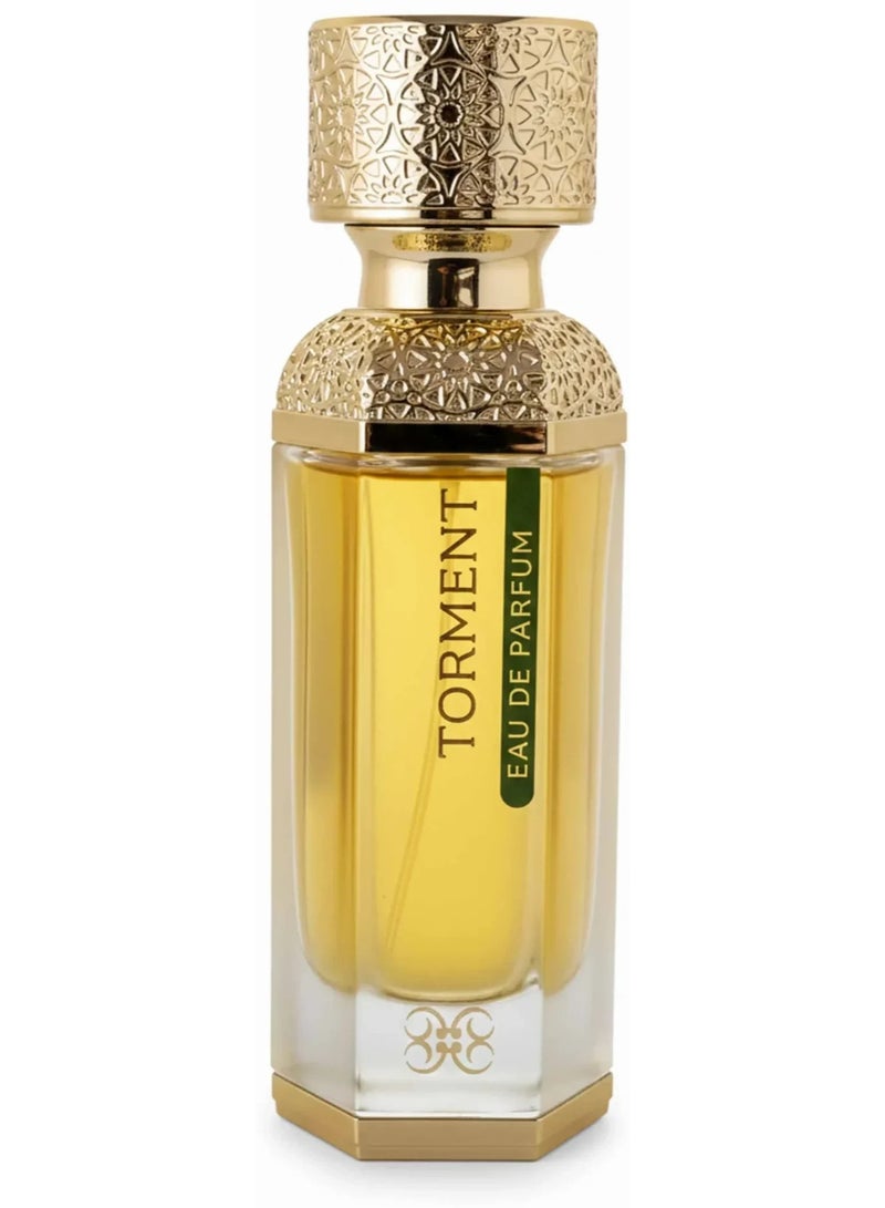TORMENT Luxury Eau De Parfum for Men and Women Royal Blend of Oud and Leather with Sicilian Bergamot and White Amber for a Captivating Lasting Scent
