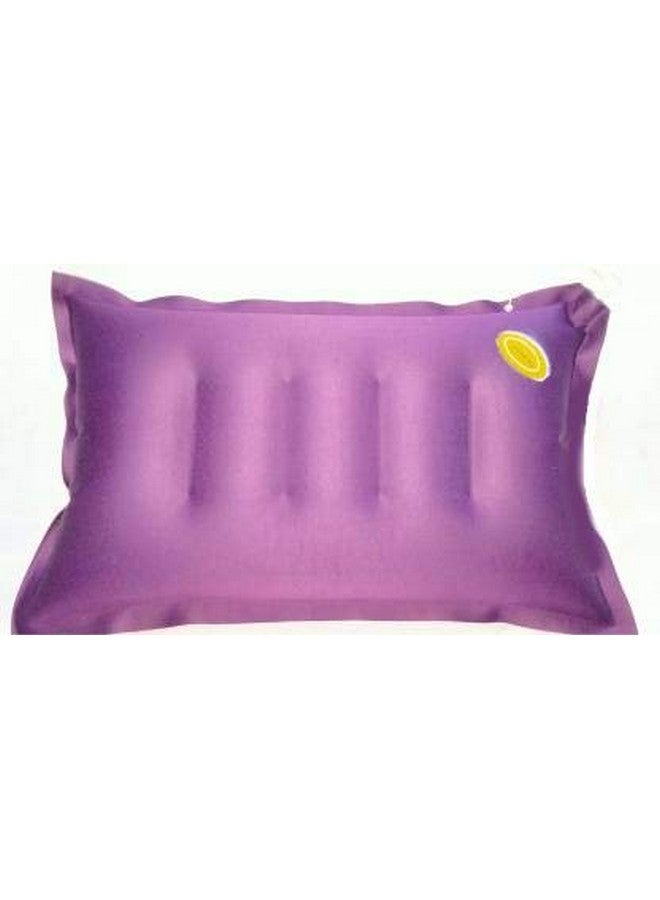Duckback Rubberized Cotton Travel Air Pillow (Purpel, 1), Purple, Pack of 1 - Image 2