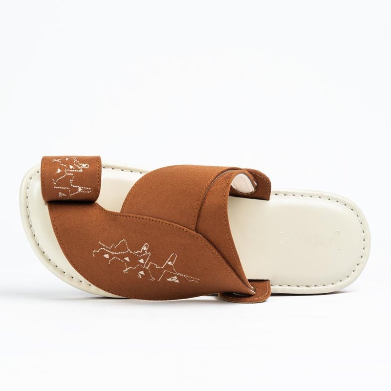 Arabic Sharqi Sandals | Brown | Sandals Traditional footwear - Image 3