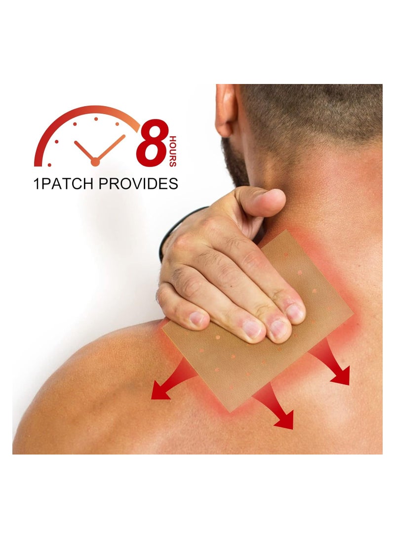 Zikra Pain Relief Patches (20 Patches), Chinese Tiger Patch, Tiger Balm for All Parts of Body, Shoulder Pain, Back Pain, Knee Pain, Arthritis Pain, Bone Pain Relief Back Pain Patch, Targeted Pain Relief - Image 4