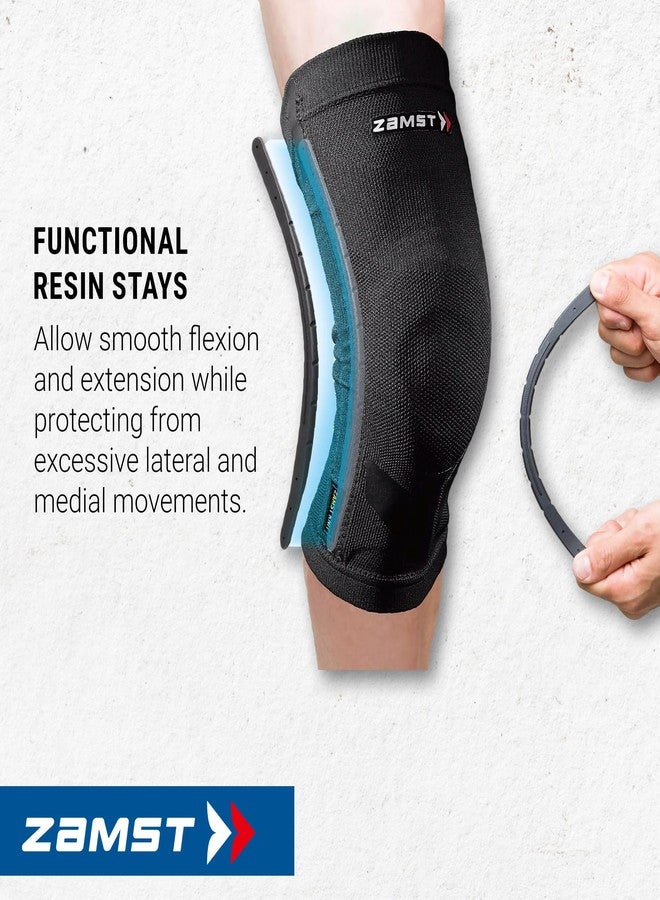 Zamst ZK-Motion Sports Knee Brace With Comfortable Knitted And Flexible Resin Stays Protecting the Knee Ligaments For Sprains of the ACL, MCL, LCL-for Basketball, Volleyball, Football, Soccer,Skiing (Medium) - Image 3