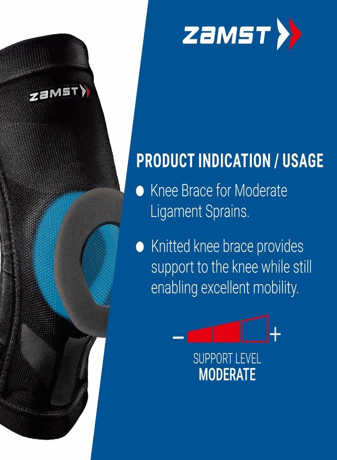 Zamst ZK-Motion Sports Knee Brace With Comfortable Knitted And Flexible Resin Stays Protecting the Knee Ligaments For Sprains of the ACL, MCL, LCL-for Basketball, Volleyball, Football, Soccer,Skiing (Medium) - Image 5