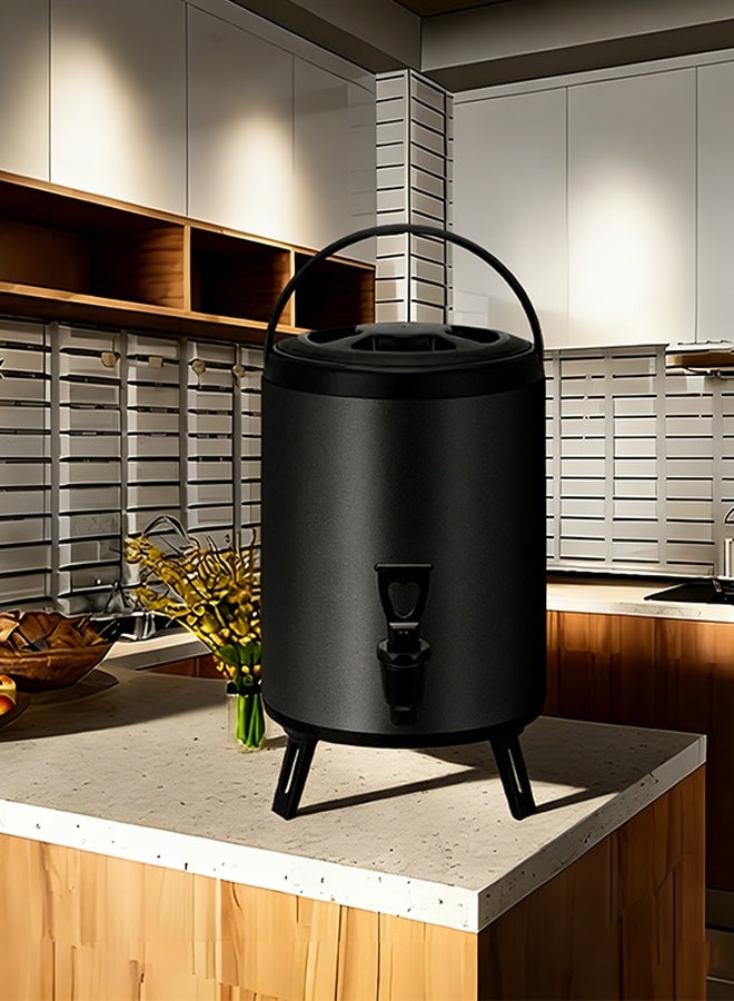 Stainless steel milk tea bucket - Commercial milk tea store thickened fully-foamed insulation bucket - Soy milk multi-purpose drinking bucket - Thickened insulation bucket - Image 3