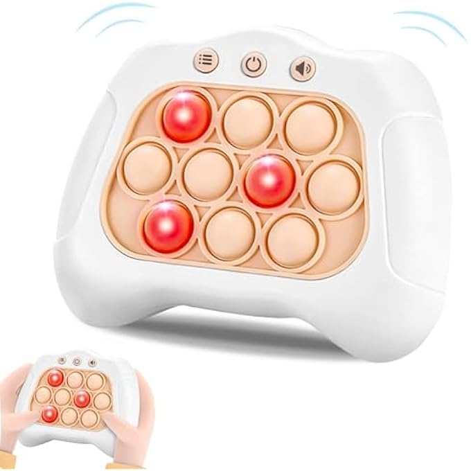 FIDGETS TOYS, FUN STRESS & ANXIETY RELIEF GAMES, HANDHELD GAME LIGHT BUBBLE PUZZLE TOYS FOR KIDS TEENS ADULTS DECOMPRESSION - Image 1