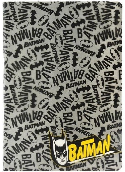 Mynote Batman Plastic Cover 40 Sheets Checkered Notebook My Note 18.5 x 26 (3 Pieces)  - Image 3