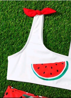 Shein Girl Watermelon Print Ruffle Trim Bikini Swimsuit  - Image 2