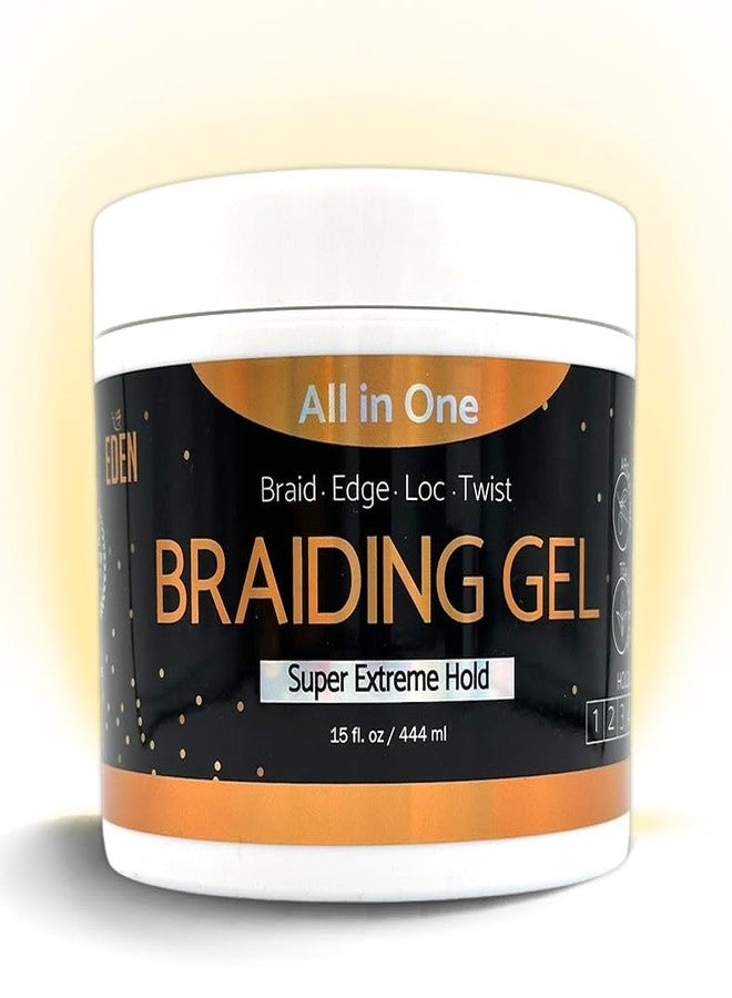 EDEN Braiding Gel (15 Fl Oz) | No Flaking or Whitening - Image 1