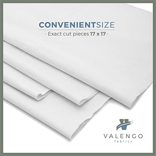 Valengo Fabrics VALENGO New Lint Free Rags – 100% Cotton Cloth, Soft T-Shirt Rags, Lint Free Cloth for Staining Wood, Cast Iron, Dusting, Polishing, Painting and Cleaning – Reusable & Absorbent – 17”x17” (Pack of 28) - Image 4