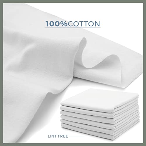 Valengo Fabrics VALENGO New Lint Free Rags – 100% Cotton Cloth, Soft T-Shirt Rags, Lint Free Cloth for Staining Wood, Cast Iron, Dusting, Polishing, Painting and Cleaning – Reusable & Absorbent – 17”x17” (Pack of 28) - Image 5