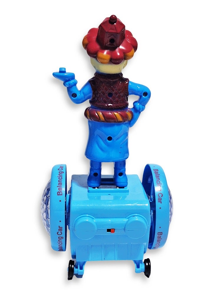 Ramadan Lantern, Great Musical Action Toy for Kids, Dancing Ramadan Lantern with Cartoon Characters on Luminous Moving Wheel Board Cute Ramadan Lanterns, New Ramadan Lantern Toy for Kids, Model NO.02-3, Thin Man, Blue - Image 5