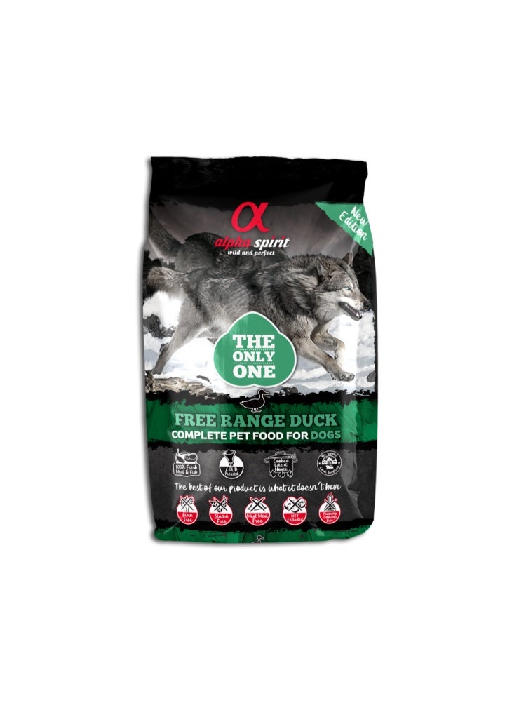 Alpha Spirit The Only One Adult Dog Food Duck 3 kg - Image 1