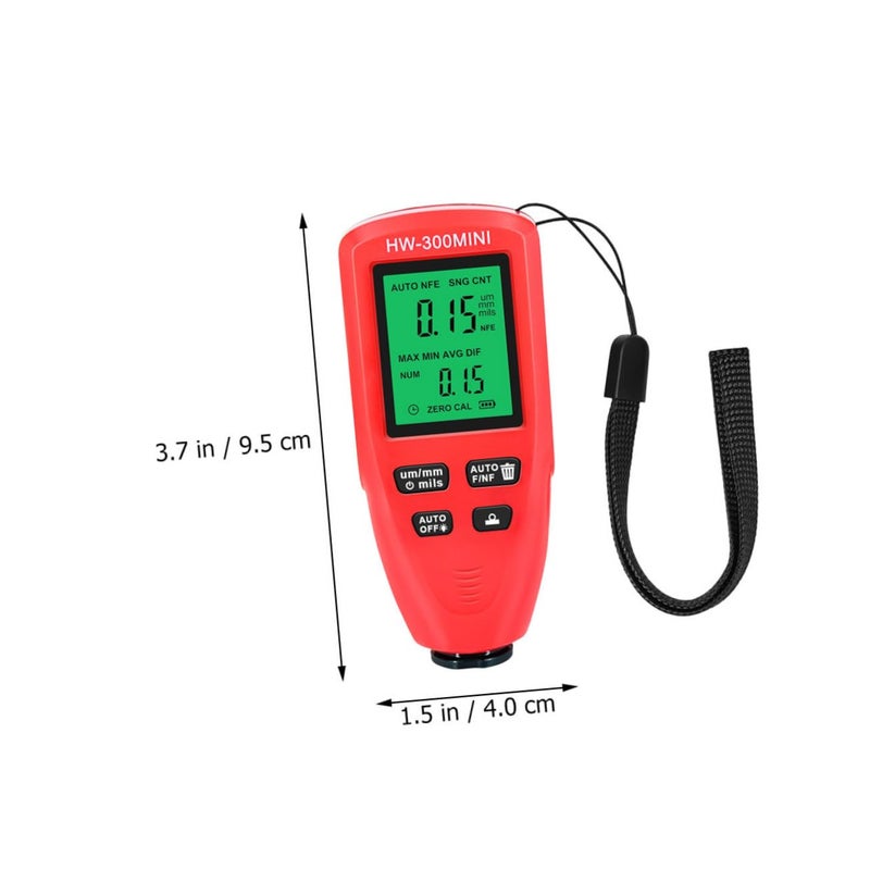 Digital Paint Thickness Gauge High Precision Magnetic Non Magnetic Car Coating Tester - Image 3