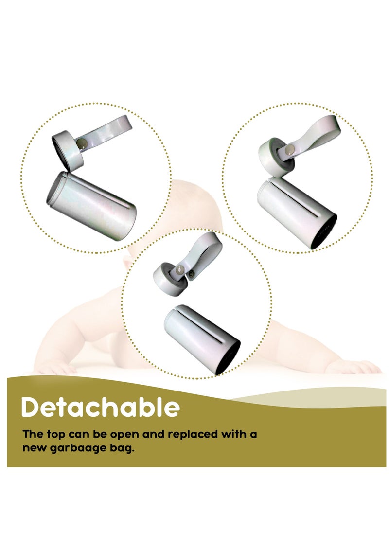 LuQu - Luqu Diaper Disposal Bag Dispenser with 2 Biodegradable Garbage Bag Rolls-Pack Of 5 - Image 1
