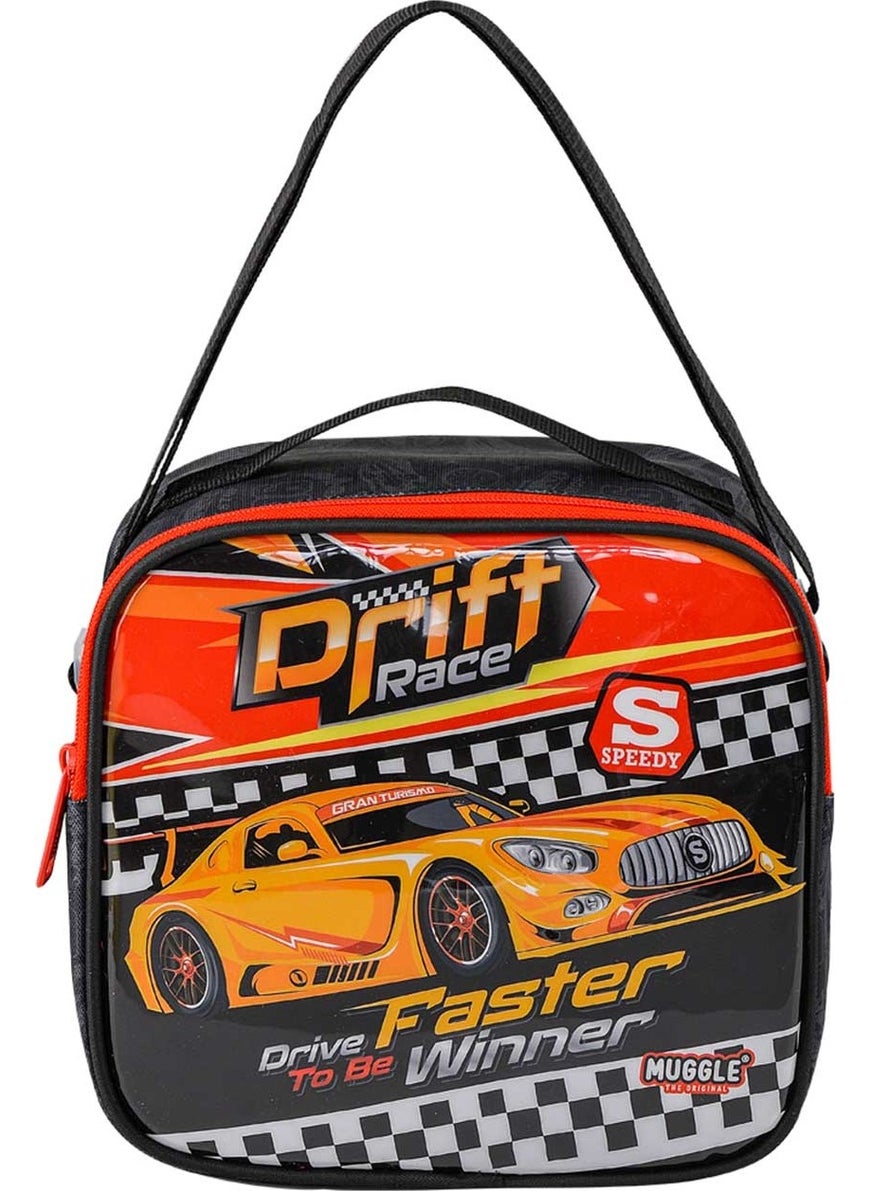 muggle Boy Drift Car Kids Lunch Box MU9512  - Image 1