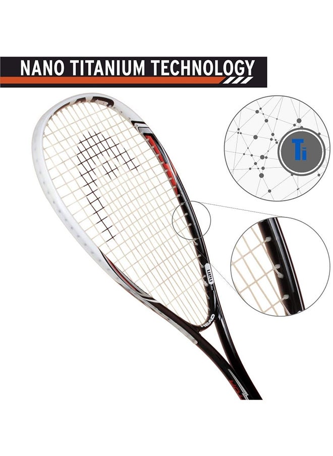 HEAD - HEAD Nano Ti Spector Squash Racket, full size with cover 195 gms unstrung weight - Image 1