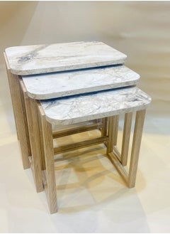 Marble White\Wooden