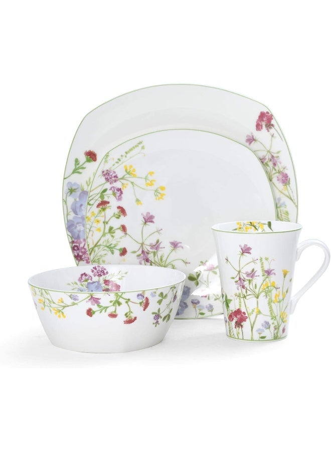 Mikasa Mikasa Wildflower Garden 16Piece Dinnerware Set Service For 4  - Image 1