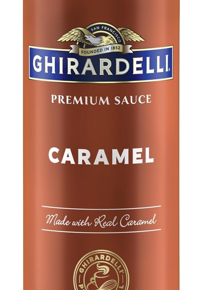 GHIRARDELLI زجاجة ضغط صلصة الكراميل من جيرارديللي، 16 أونصة - Image 1