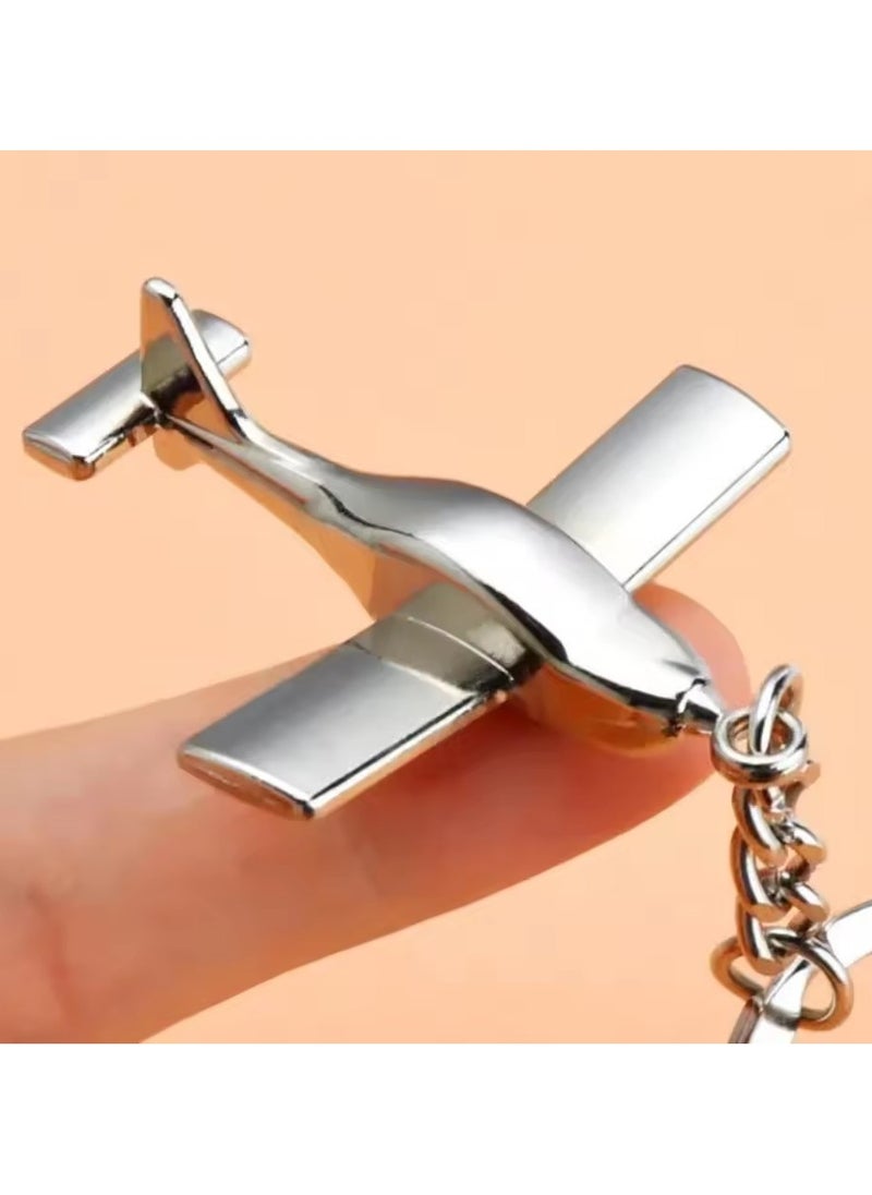 Goolsky Simple Creative Airplane Model Keychain Personal Airplane Key Ring Cool Boys Men Street Party Accessories Trend New  - Image 2