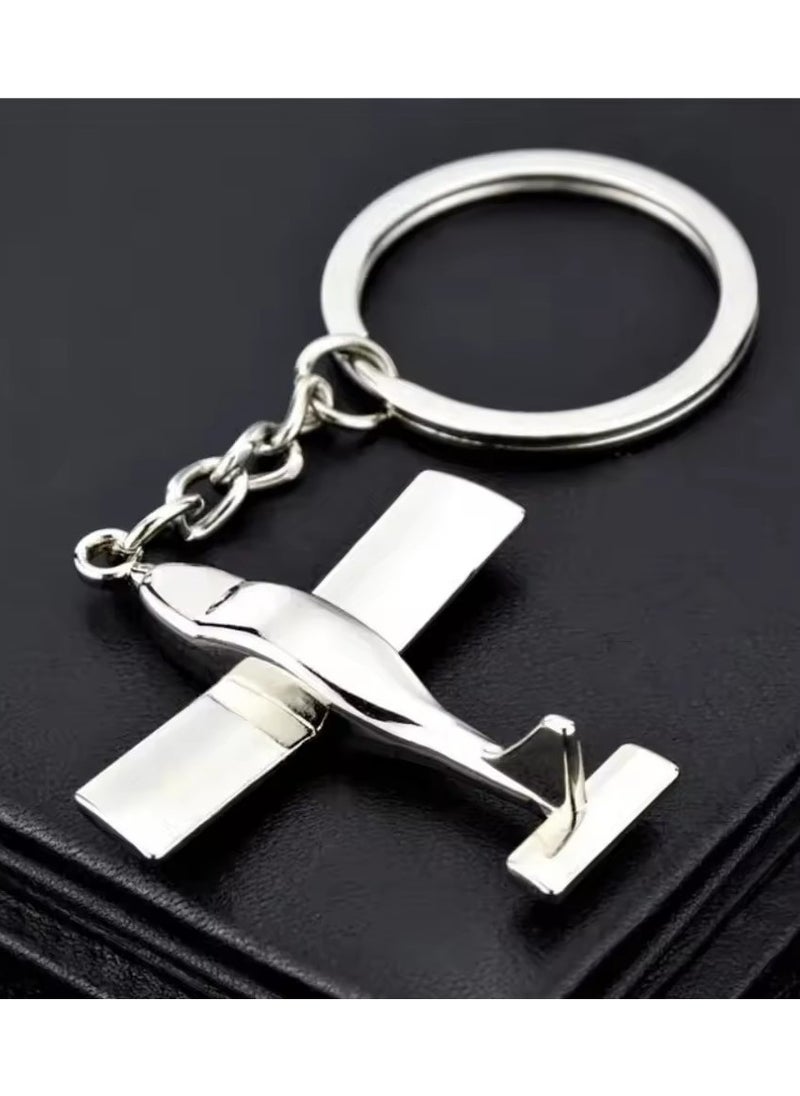 Goolsky Simple Creative Airplane Model Keychain Personal Airplane Key Ring Cool Boys Men Street Party Accessories Trend New  - Image 3