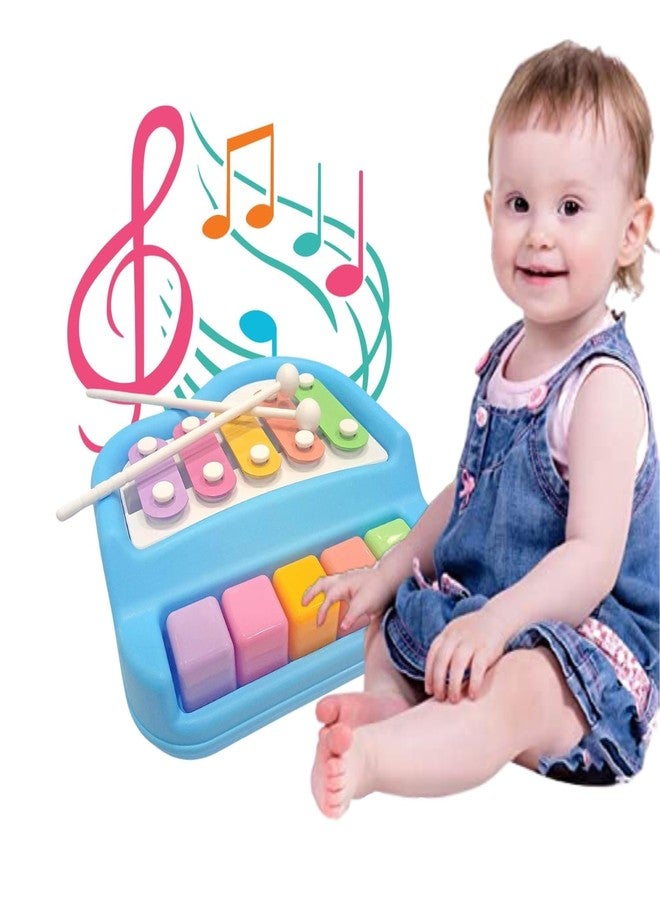 Mclear 2 in 1 Baby Piano Xylophone Toy for Toddlers Multicolor Key in Clear & Crisp Tones Preschool Educational Musical Learning Instruments Toy for Baby Boys & Girls (Pack of 1) - Image 2
