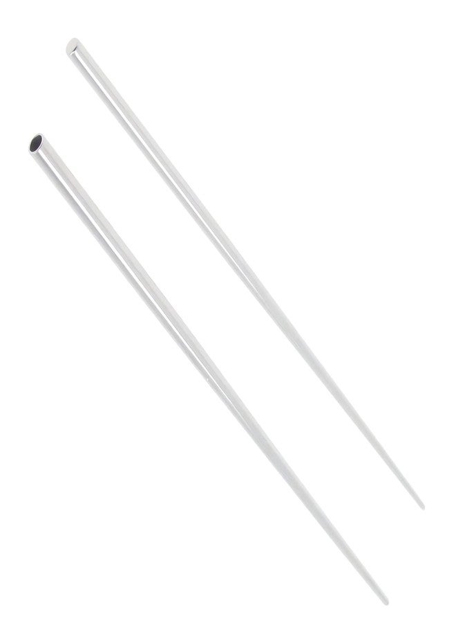 NewkeepsR 2PCS-18G(1.0mm) 316L Steel Calor Style Taper Insertion Pin for Ear/Nose/Navel/Nipple/Lip/Eyebrow Stretcher, Body Piercing Stretching Kit Assistant Tool - Image 1