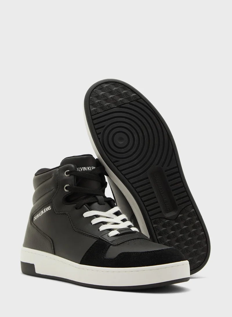 CALVIN KLEIN Logo Printed High Top Sneakers