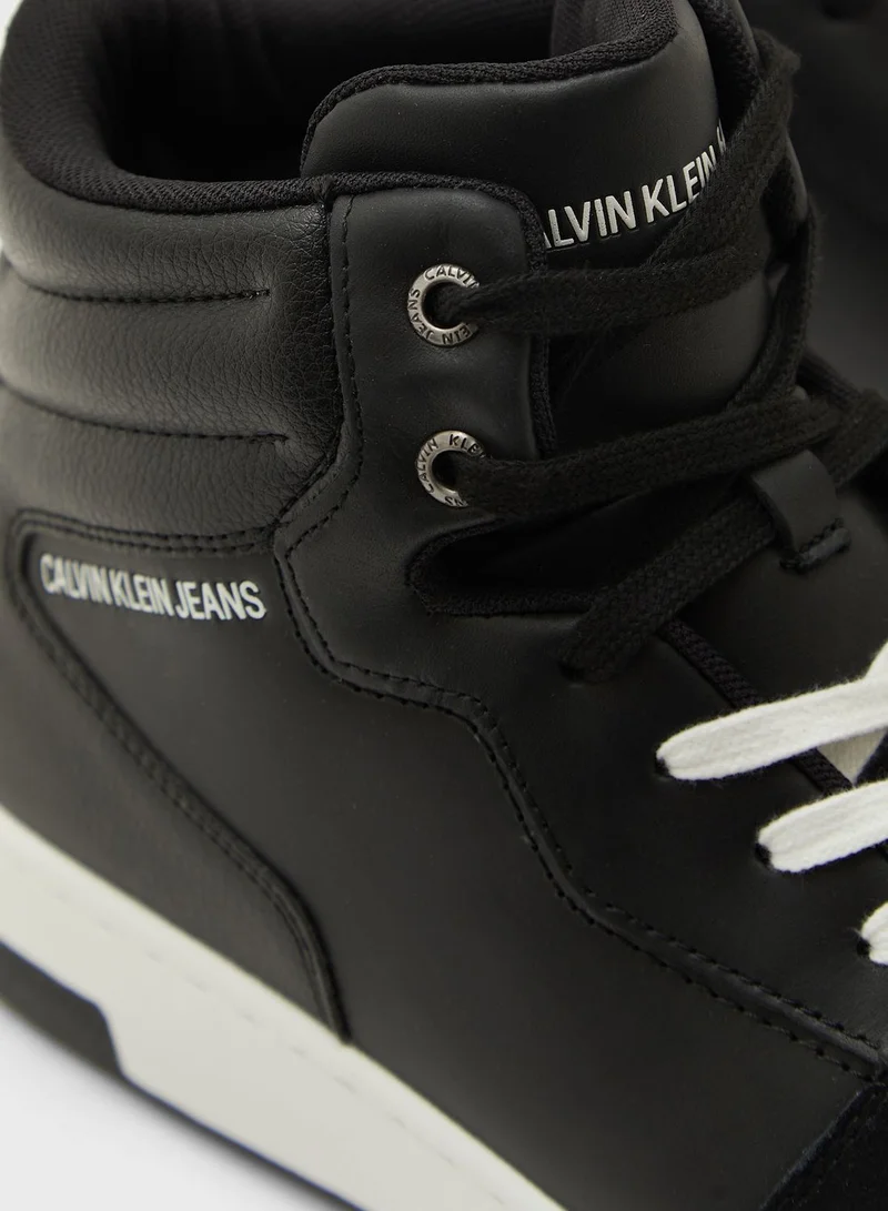 CALVIN KLEIN Logo Printed High Top Sneakers