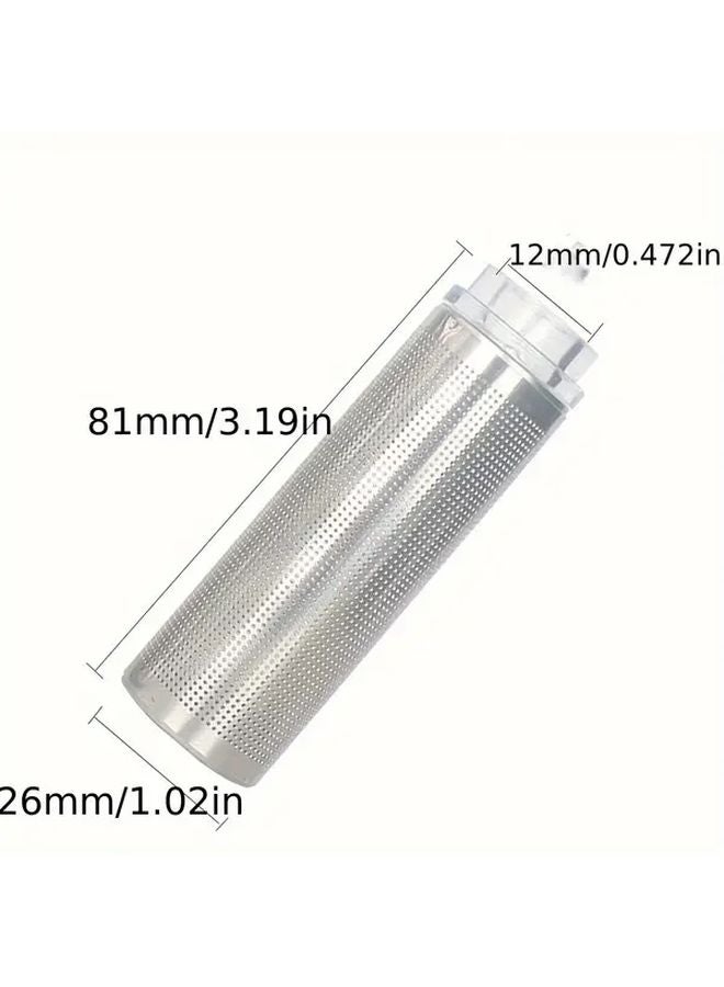 12mm Stainless Steel Aquarium Filter Inlet Cover Anti Blowing Design Freshwater Saltwater - Image 1
