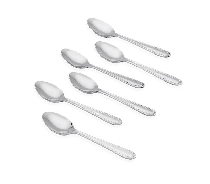 Kishco French Stainless Steel Coffee Spoon - Pack of 6 - Image 5